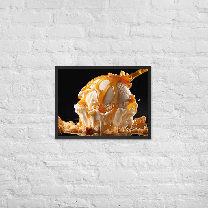 Hokey Pokey Ice Cream Framed poster 🤤 from Yumify.AI