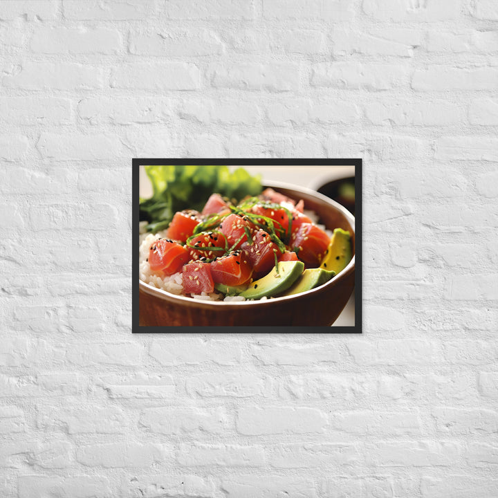 Poke Bowl Framed poster 🤤 from Yumify.AI