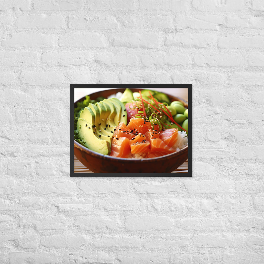 Poke Bowl Framed poster 🤤 from Yumify.AI