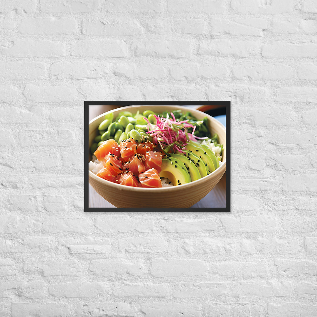 Poke Bowl Framed poster 🤤 from Yumify.AI