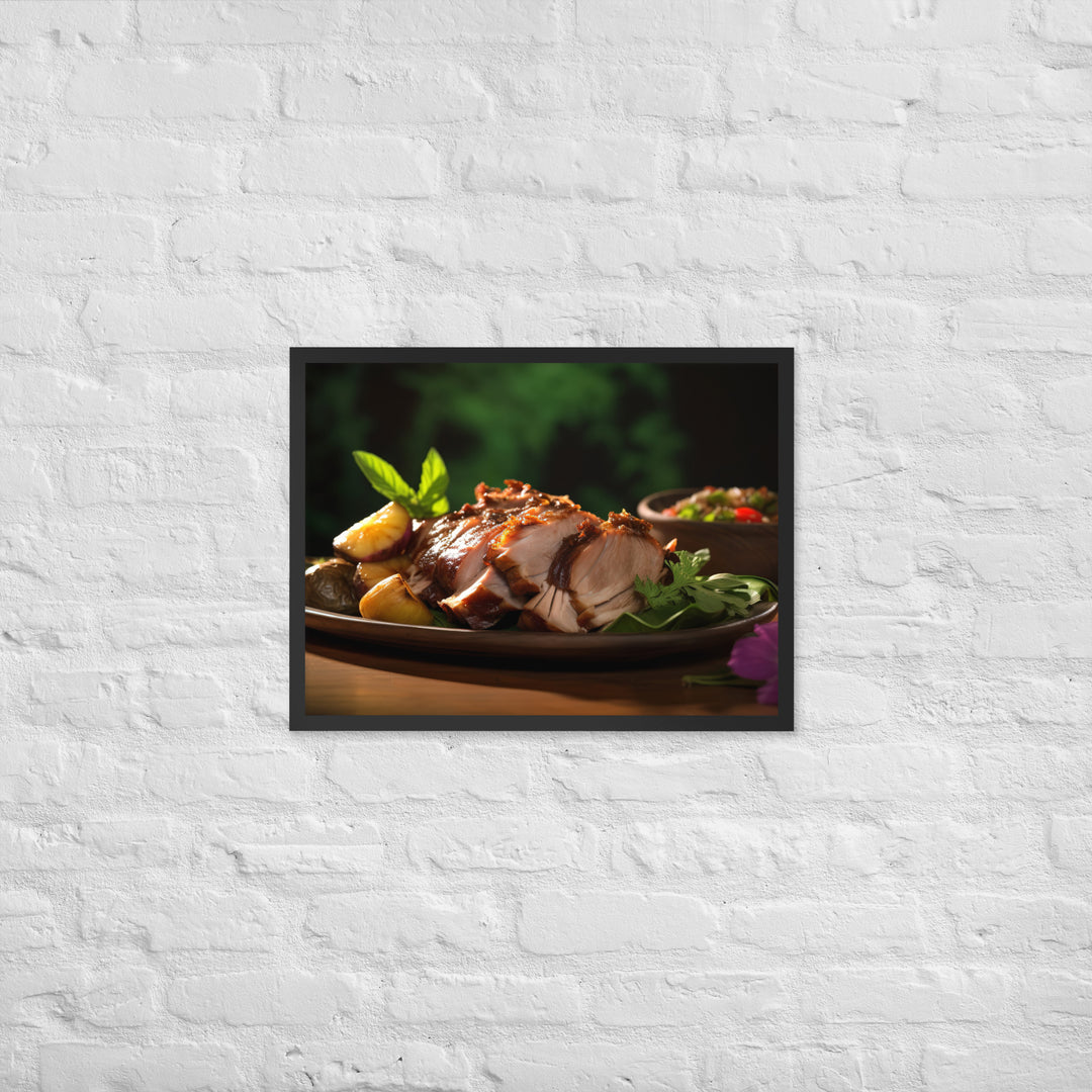 Kalua Pork Framed poster 🤤 from Yumify.AI