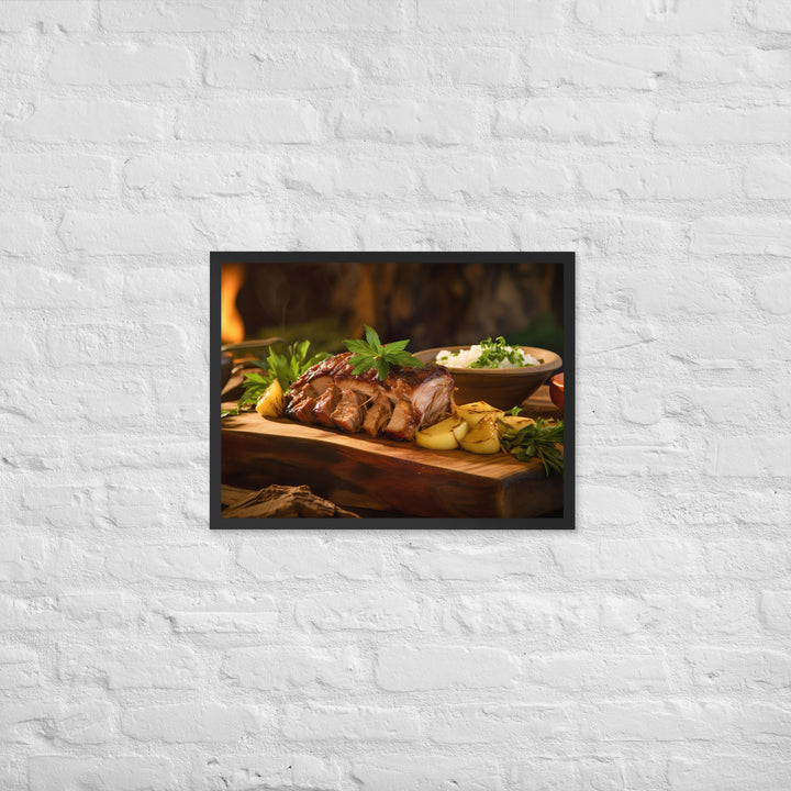 Kalua Pork Framed poster 🤤 from Yumify.AI