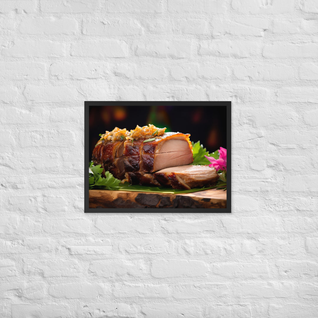 Kalua Pork Framed poster 🤤 from Yumify.AI