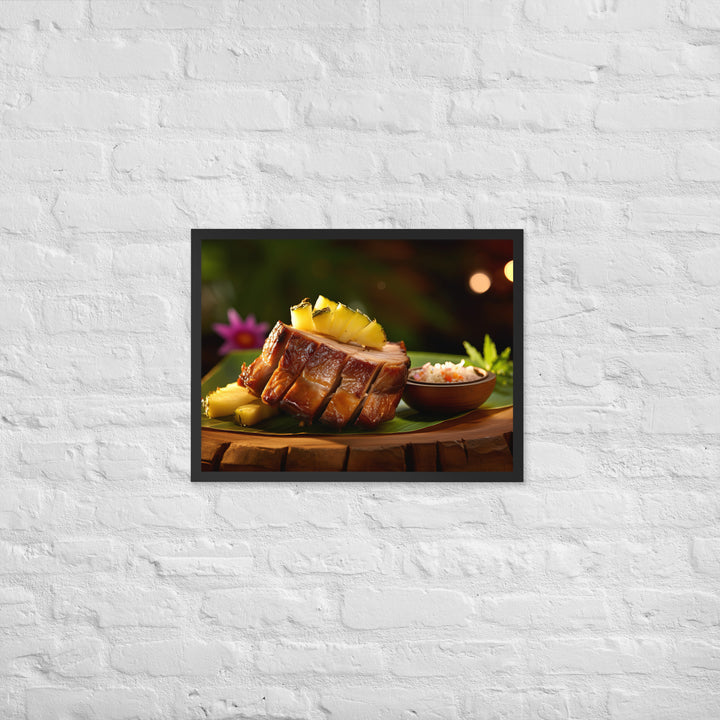 Kalua Pork Framed poster 🤤 from Yumify.AI