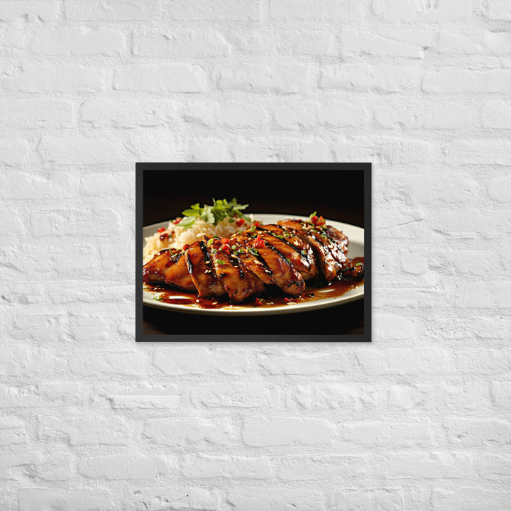 Huli Huli Chicken Framed poster 🤤 from Yumify.AI