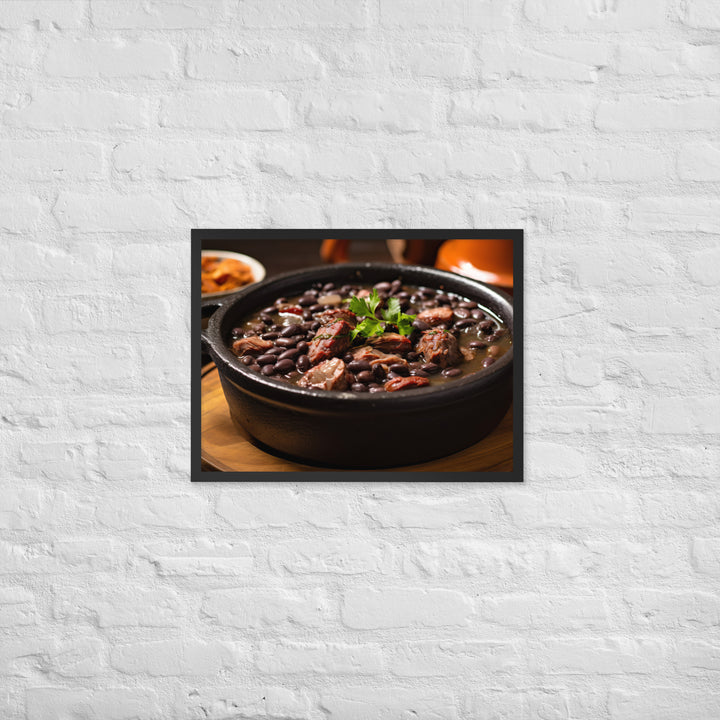 Feijoada Framed poster 🤤 from Yumify.AI