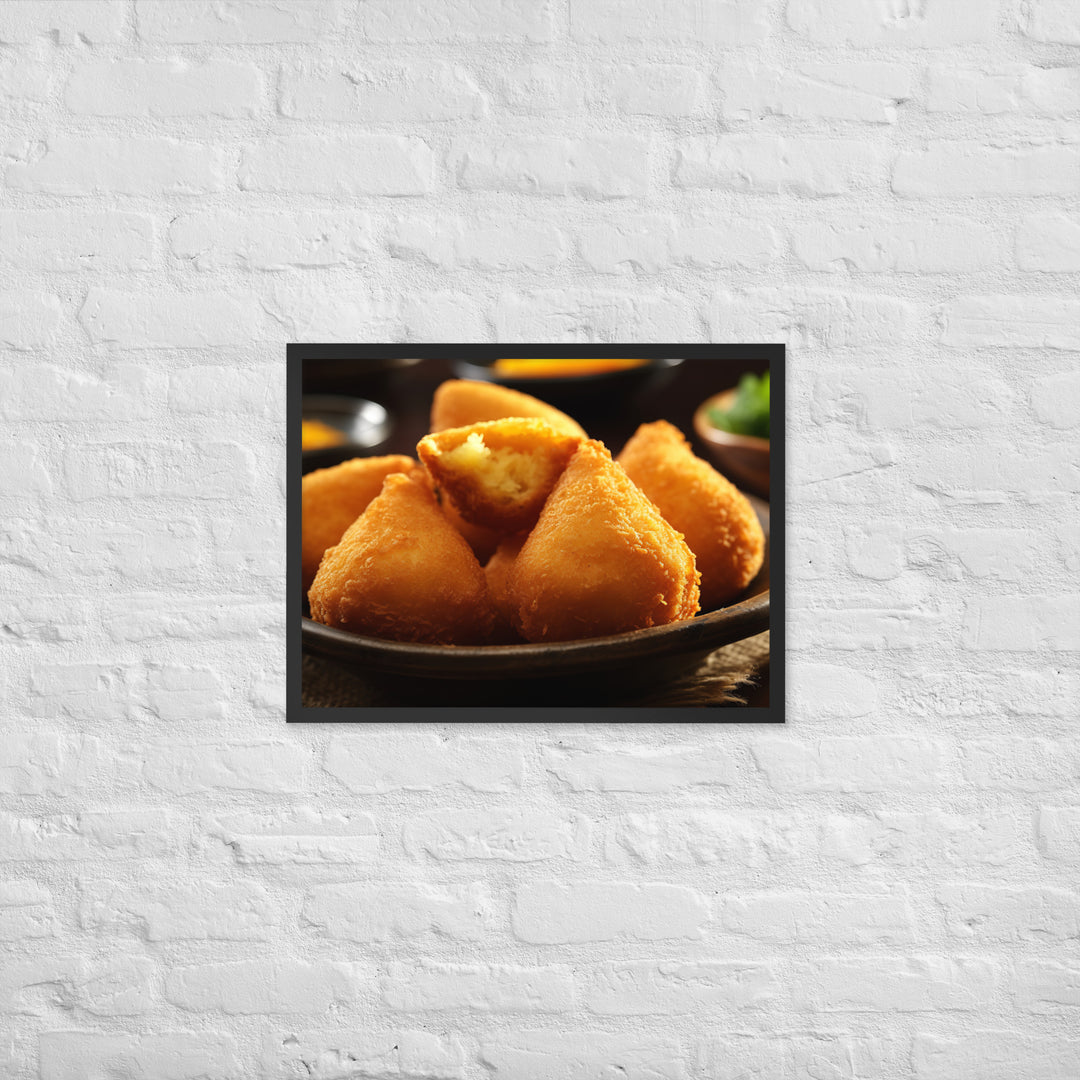 Coxinha Framed poster 🤤 from Yumify.AI