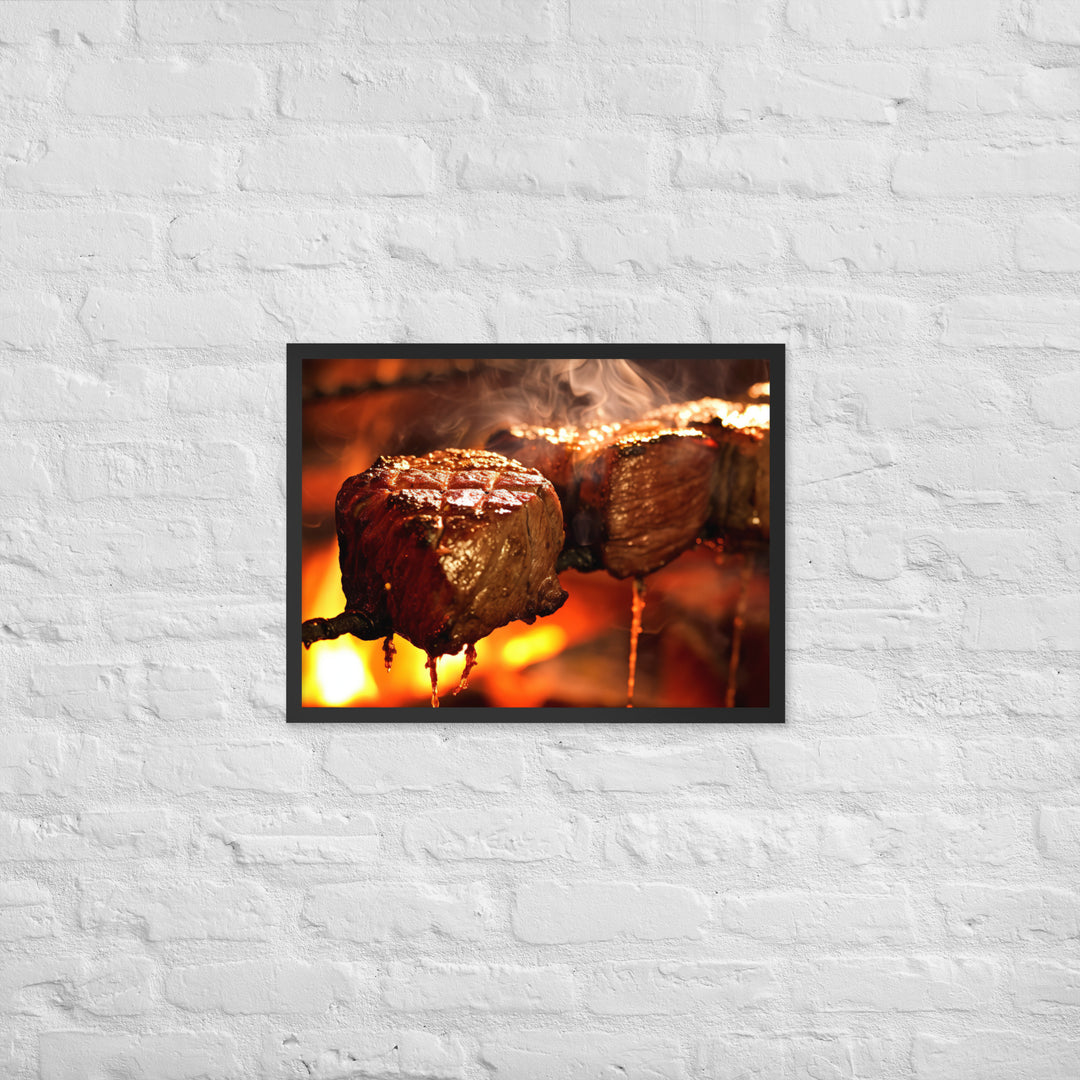 Churrasco Framed poster 🤤 from Yumify.AI