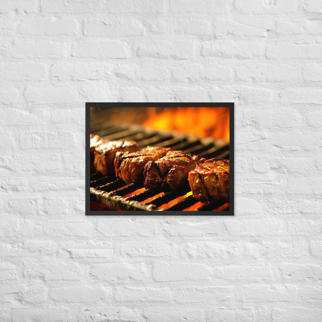 Churrasco Framed poster 🤤 from Yumify.AI