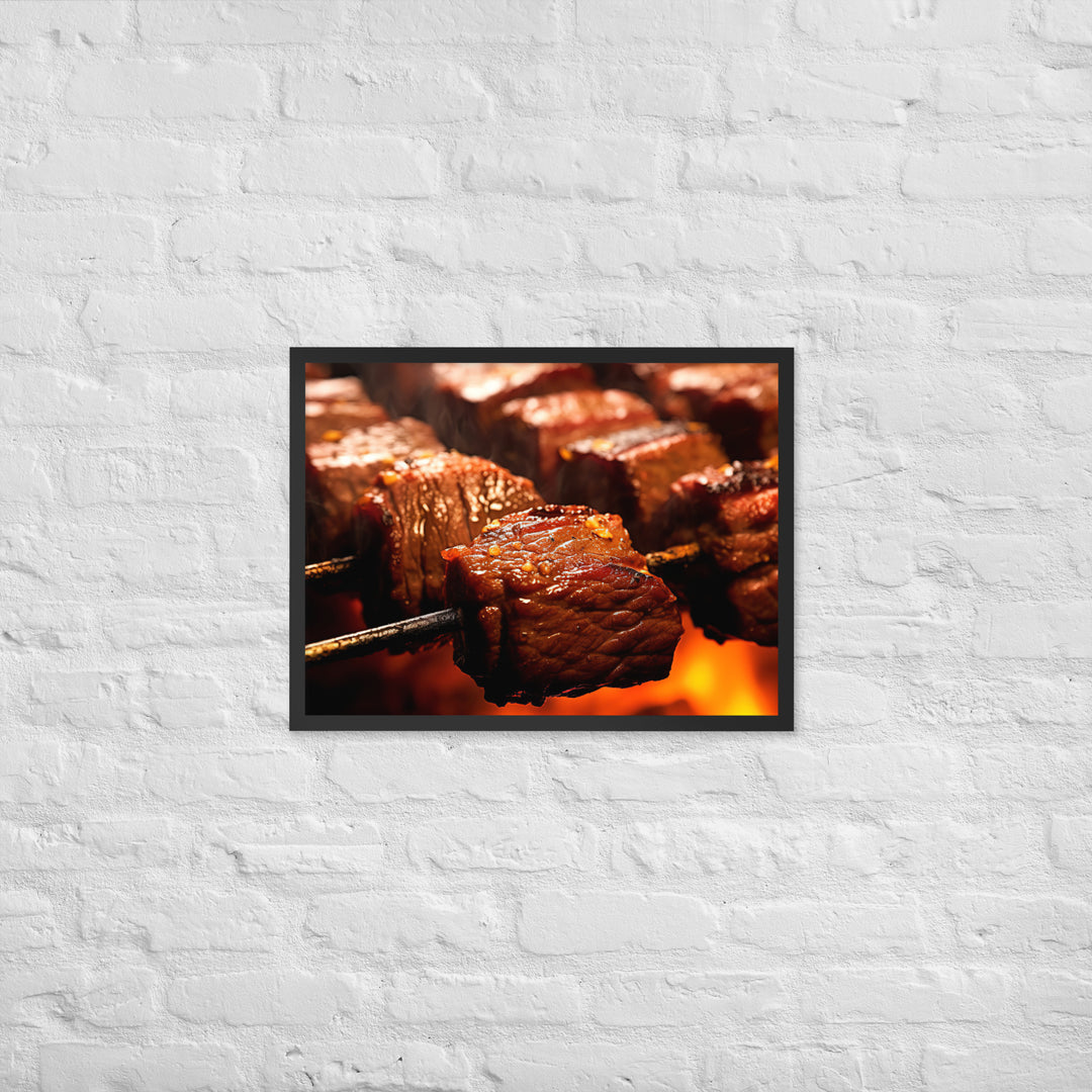 Churrasco Framed poster 🤤 from Yumify.AI