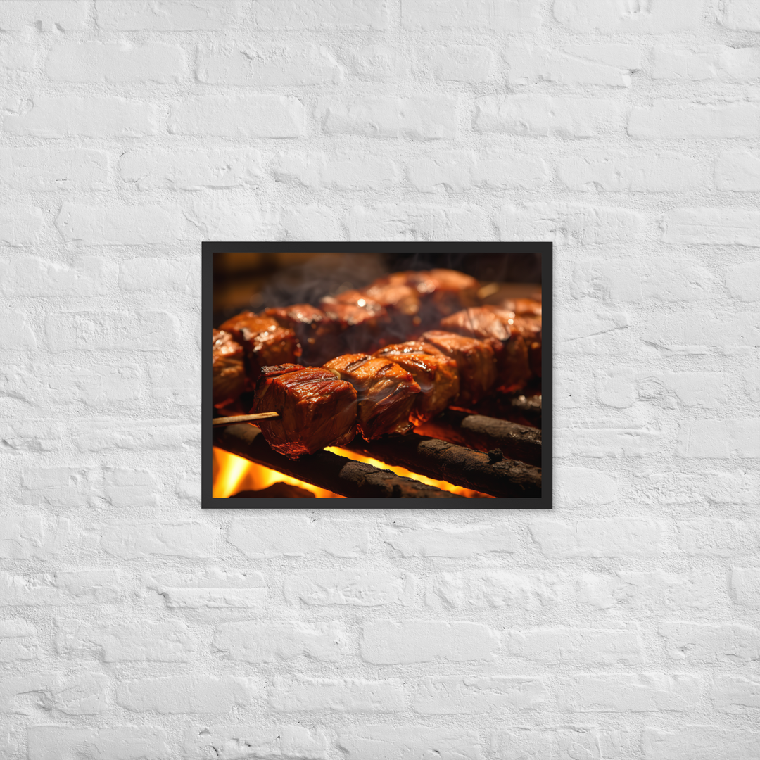 Churrasco Framed poster 🤤 from Yumify.AI