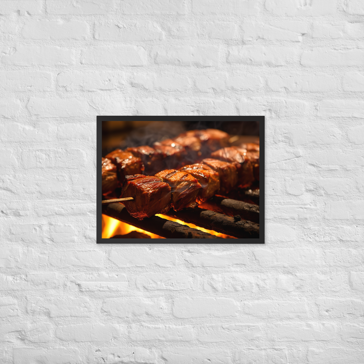 Churrasco Framed poster 🤤 from Yumify.AI