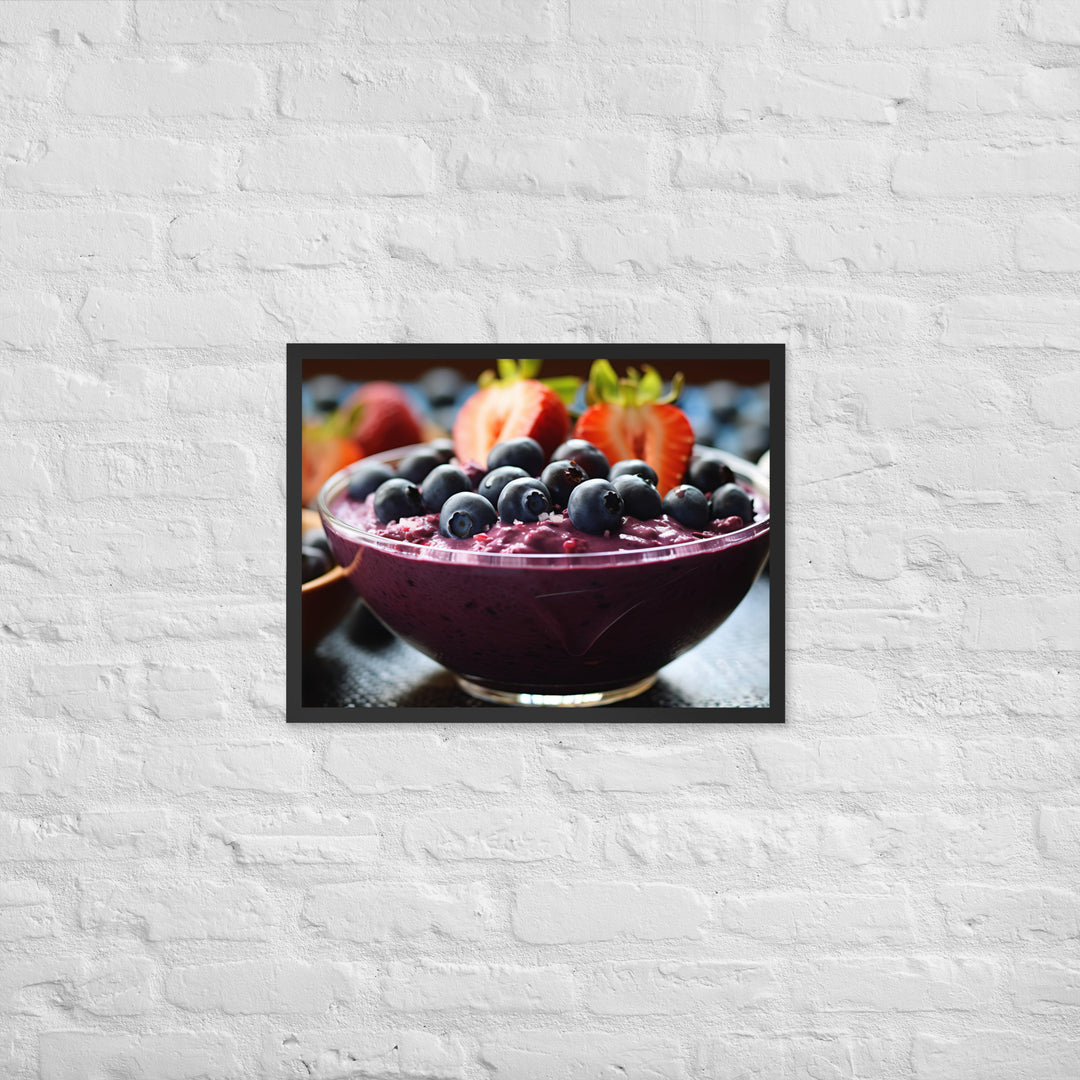 A fruit Bowl Framed poster 🤤 from Yumify.AI