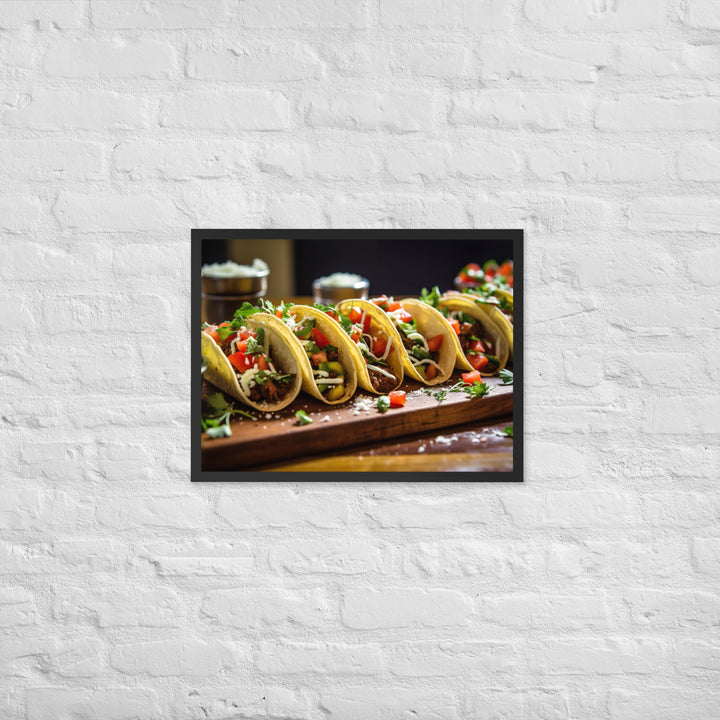 Tacos Framed poster 🤤 from Yumify.AI