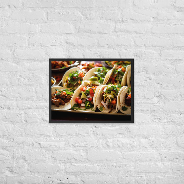 Tacos Framed poster 🤤 from Yumify.AI