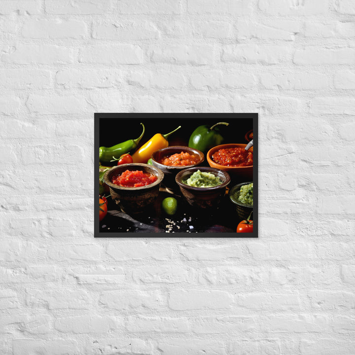 Salsa Framed poster 🤤 from Yumify.AI