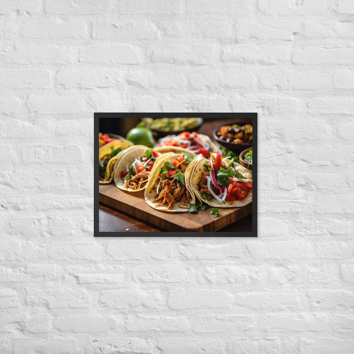 Tacos Framed poster 🤤 from Yumify.AI