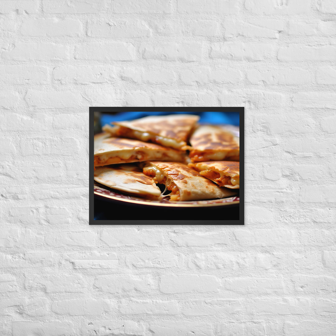 Quesadillas Framed poster 🤤 from Yumify.AI