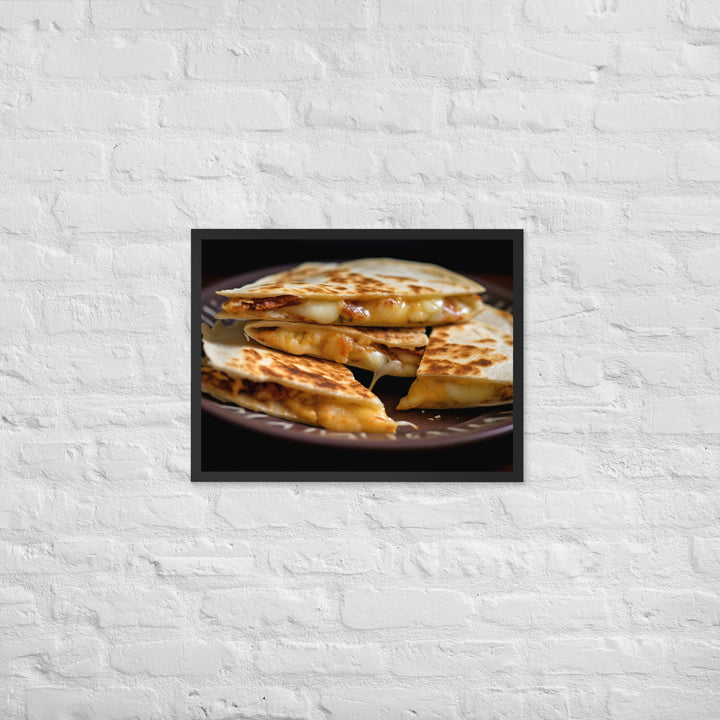 Quesadillas Framed poster 🤤 from Yumify.AI