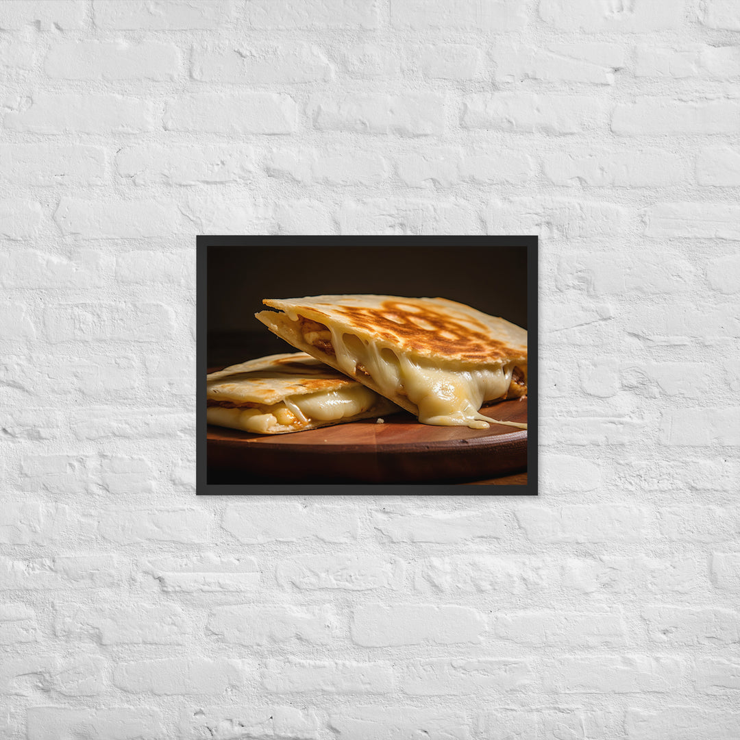 Quesadillas Framed poster 🤤 from Yumify.AI