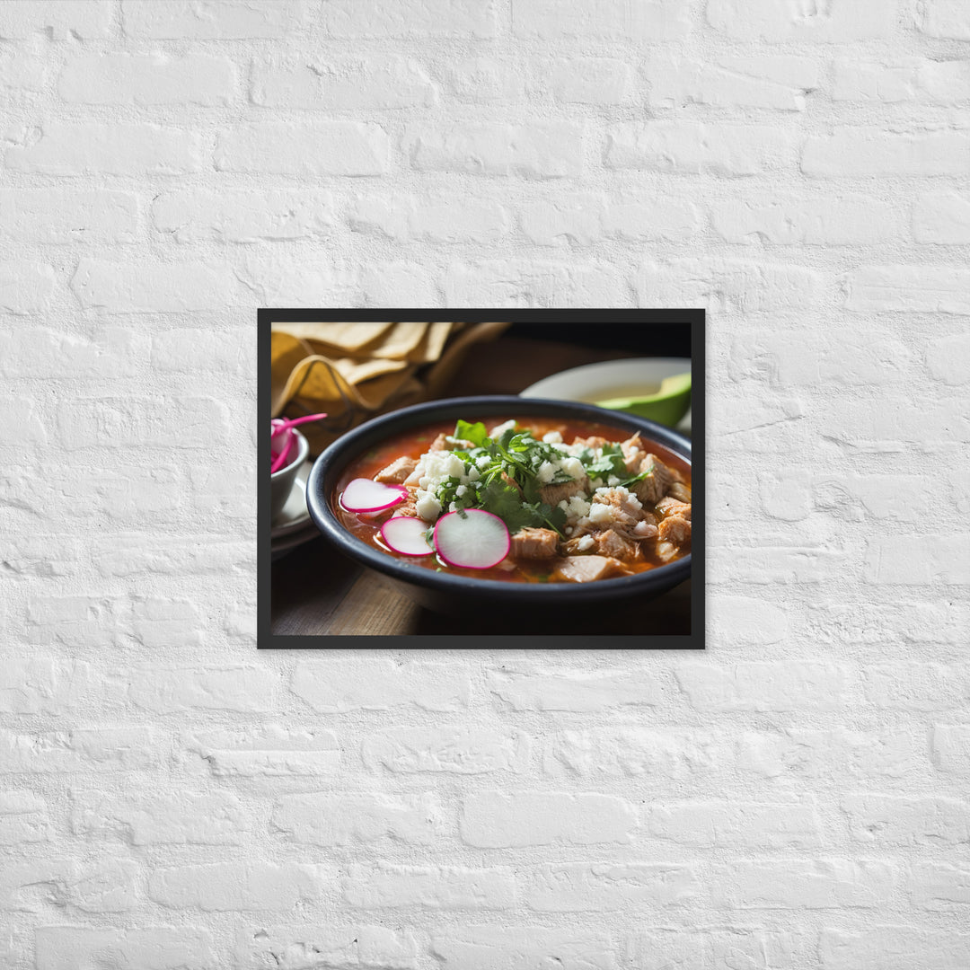 Pozole Framed poster 🤤 from Yumify.AI