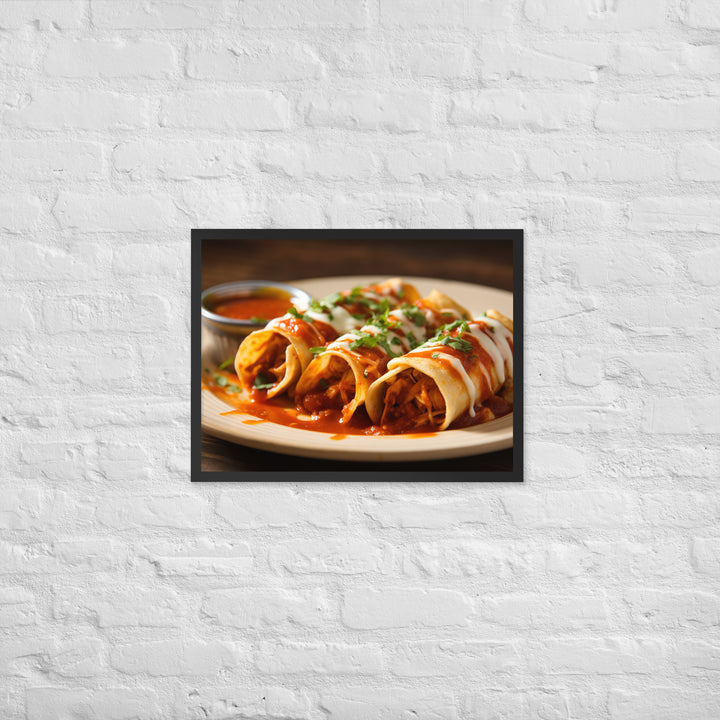 Enchiladas Framed poster 🤤 from Yumify.AI