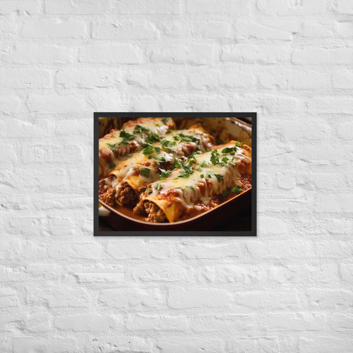 Enchiladas Framed poster 🤤 from Yumify.AI