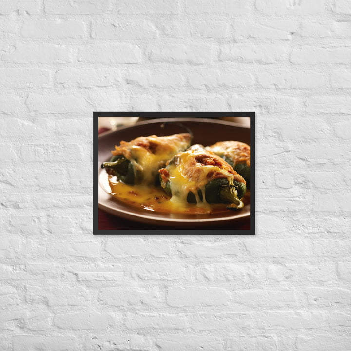 Chiles Rellenos Framed poster 🤤 from Yumify.AI