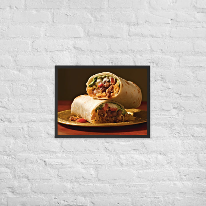 Burritos Framed poster 🤤 from Yumify.AI