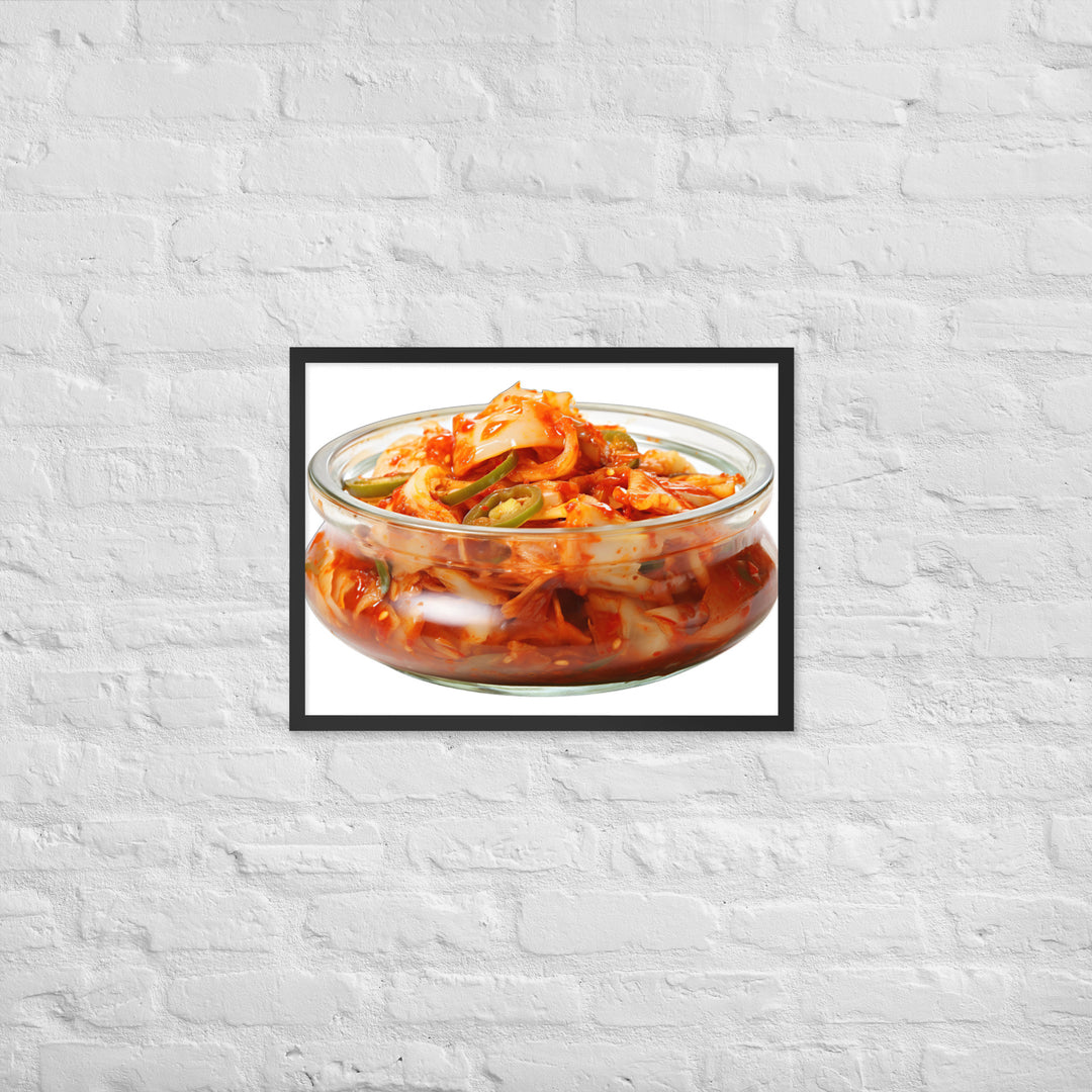 Spicy Traditional Kimchi Framed poster 🤤 from Yumify.AI