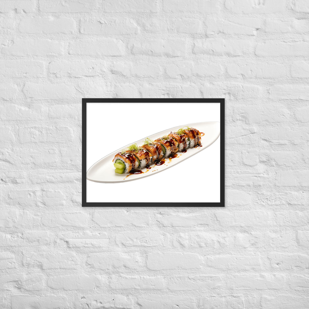 Creamy Eel Unagi Roll Framed poster 🤤 from Yumify.AI