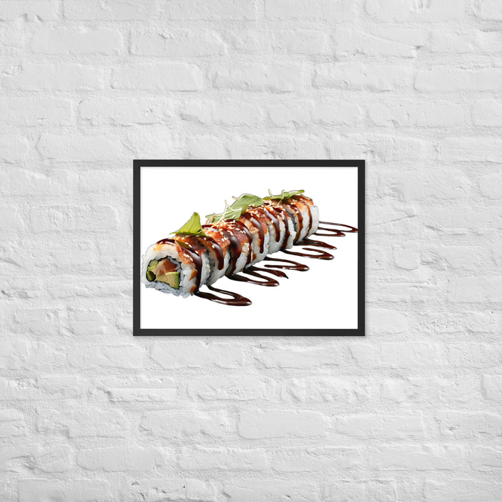 Creamy Eel Unagi Roll Framed poster 🤤 from Yumify.AI