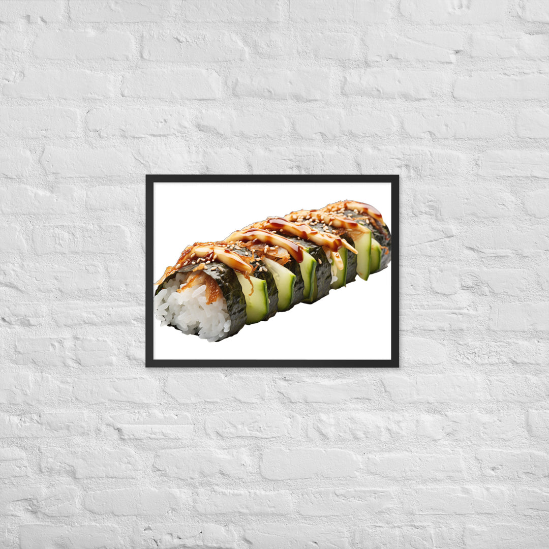 Creamy Eel Unagi Roll Framed poster 🤤 from Yumify.AI