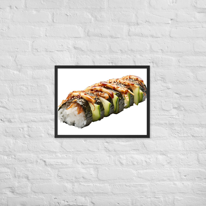 Creamy Eel Unagi Roll Framed poster 🤤 from Yumify.AI