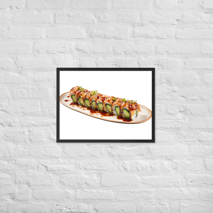 Creamy Eel Unagi Roll Framed poster 🤤 from Yumify.AI