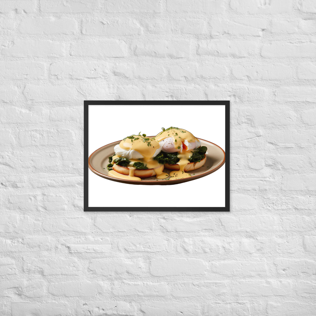 Florentine Eggs Benedict Framed poster 🤤 from Yumify.AI