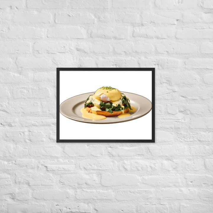 Florentine Eggs Benedict Framed poster 🤤 from Yumify.AI