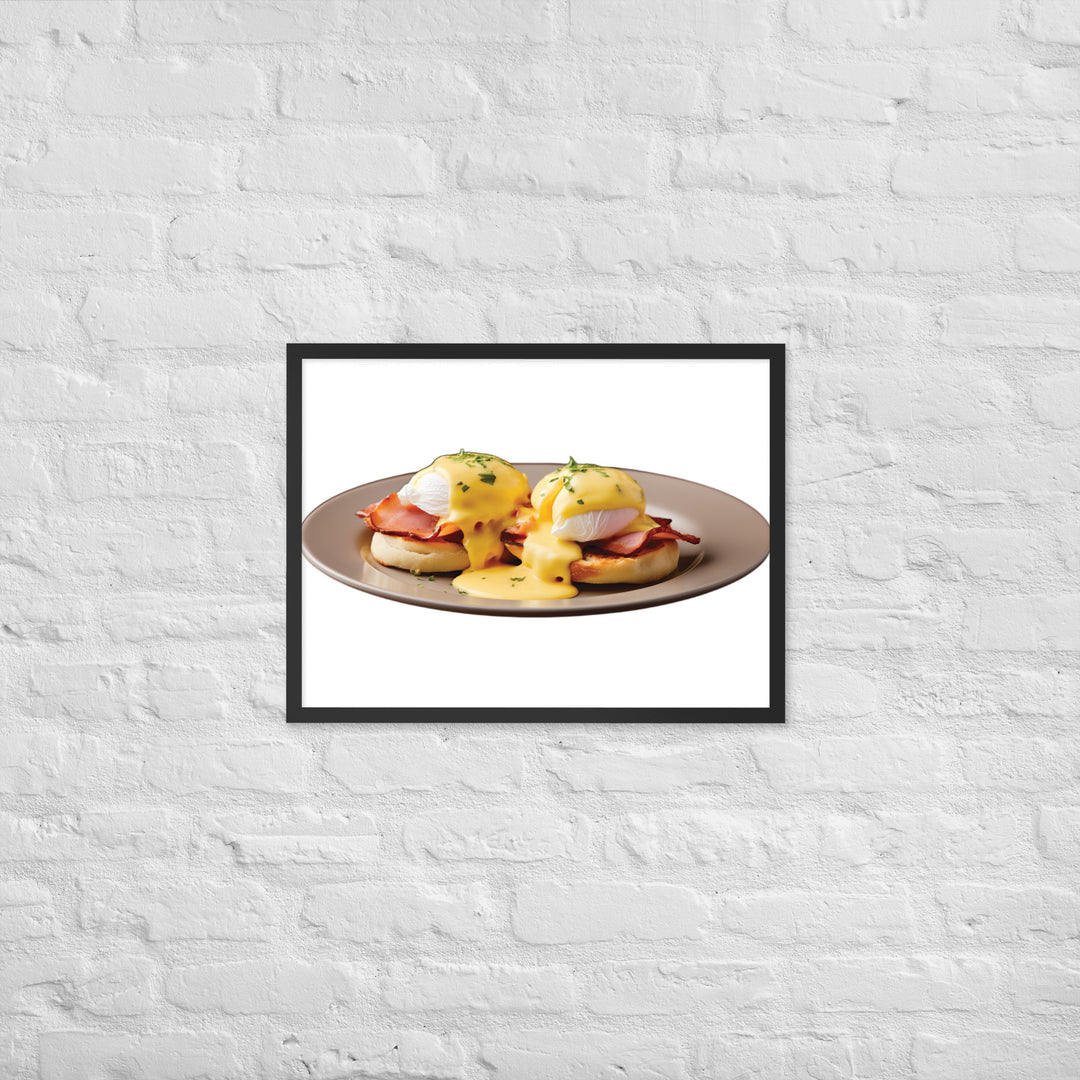 Classic Eggs Benedict Framed poster 🤤 from Yumify.AI