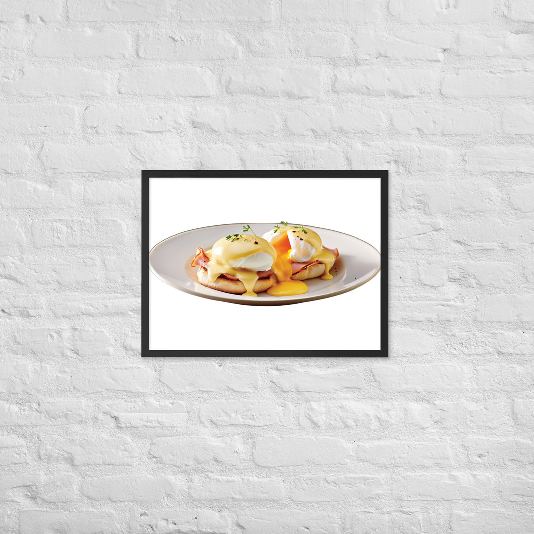 Classic Eggs Benedict Framed poster 🤤 from Yumify.AI