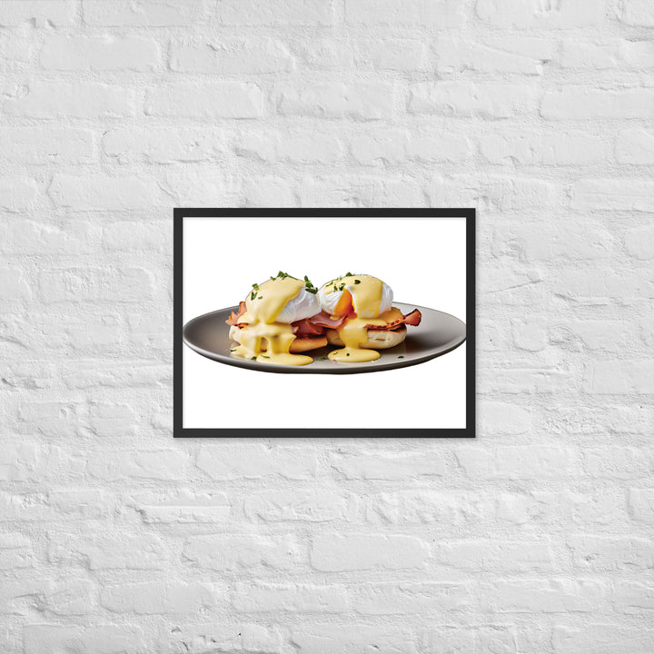 Classic Eggs Benedict Framed poster 🤤 from Yumify.AI