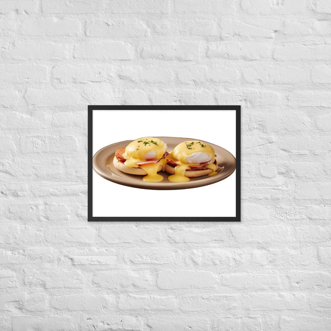 Classic Eggs Benedict Framed poster 🤤 from Yumify.AI