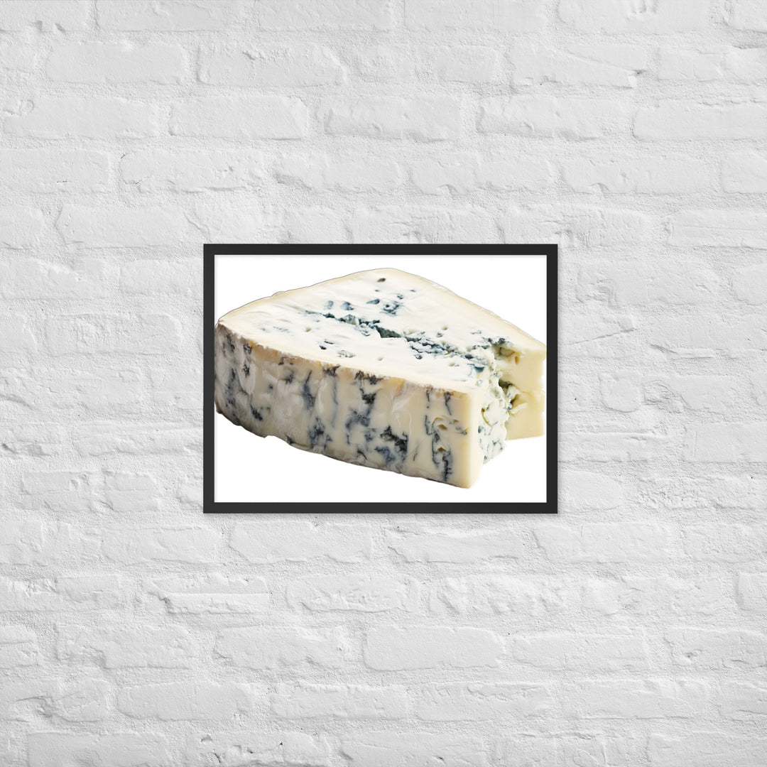 Blue Veins in Gorgonzola Framed poster 🤤 from Yumify.AI