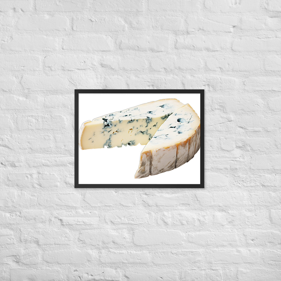 Blue Veins in Gorgonzola Framed poster 🤤 from Yumify.AI