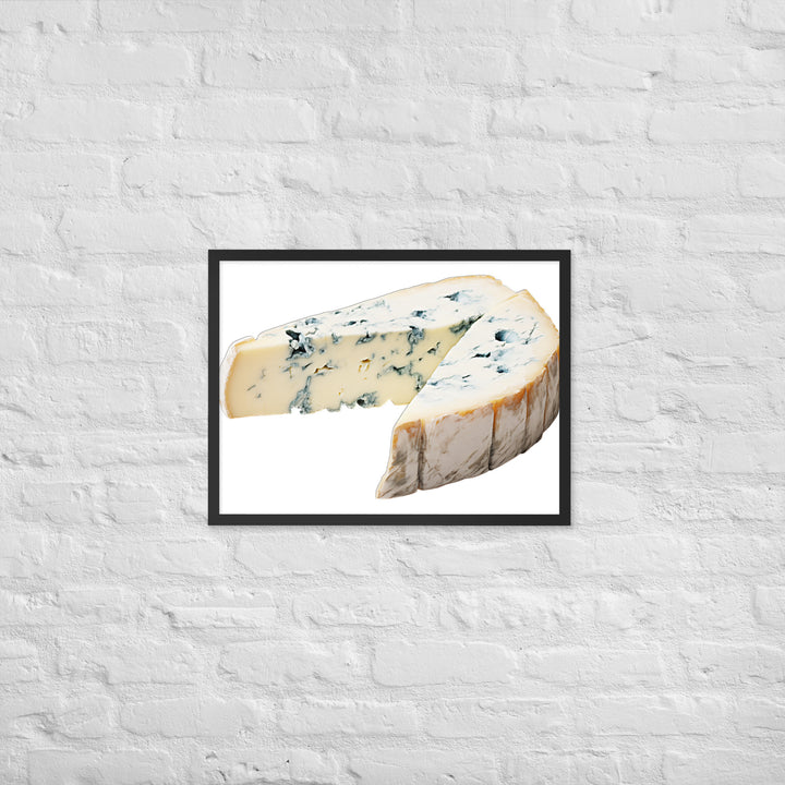 Blue Veins in Gorgonzola Framed poster 🤤 from Yumify.AI