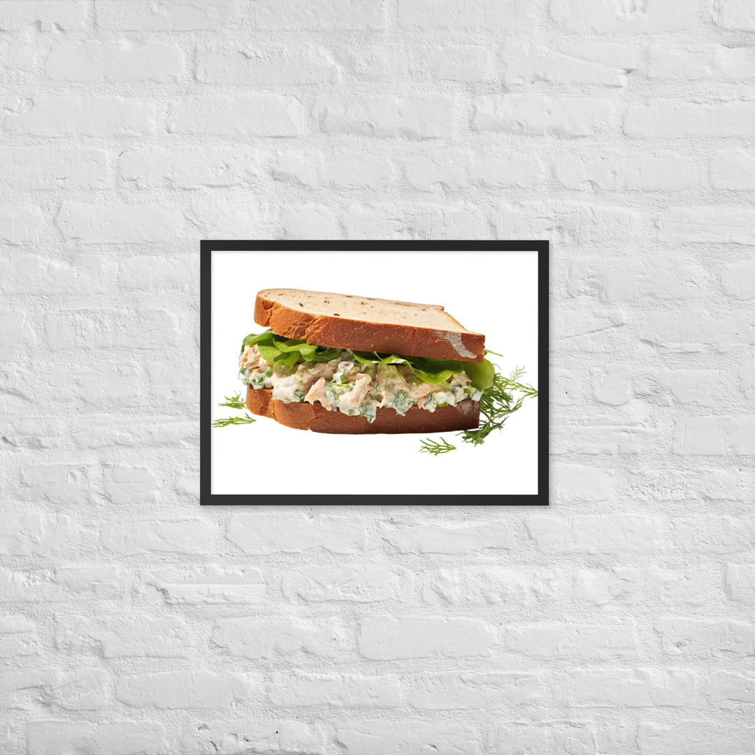 Tuna Salad Sandwich Framed poster 🤤 from Yumify.AI