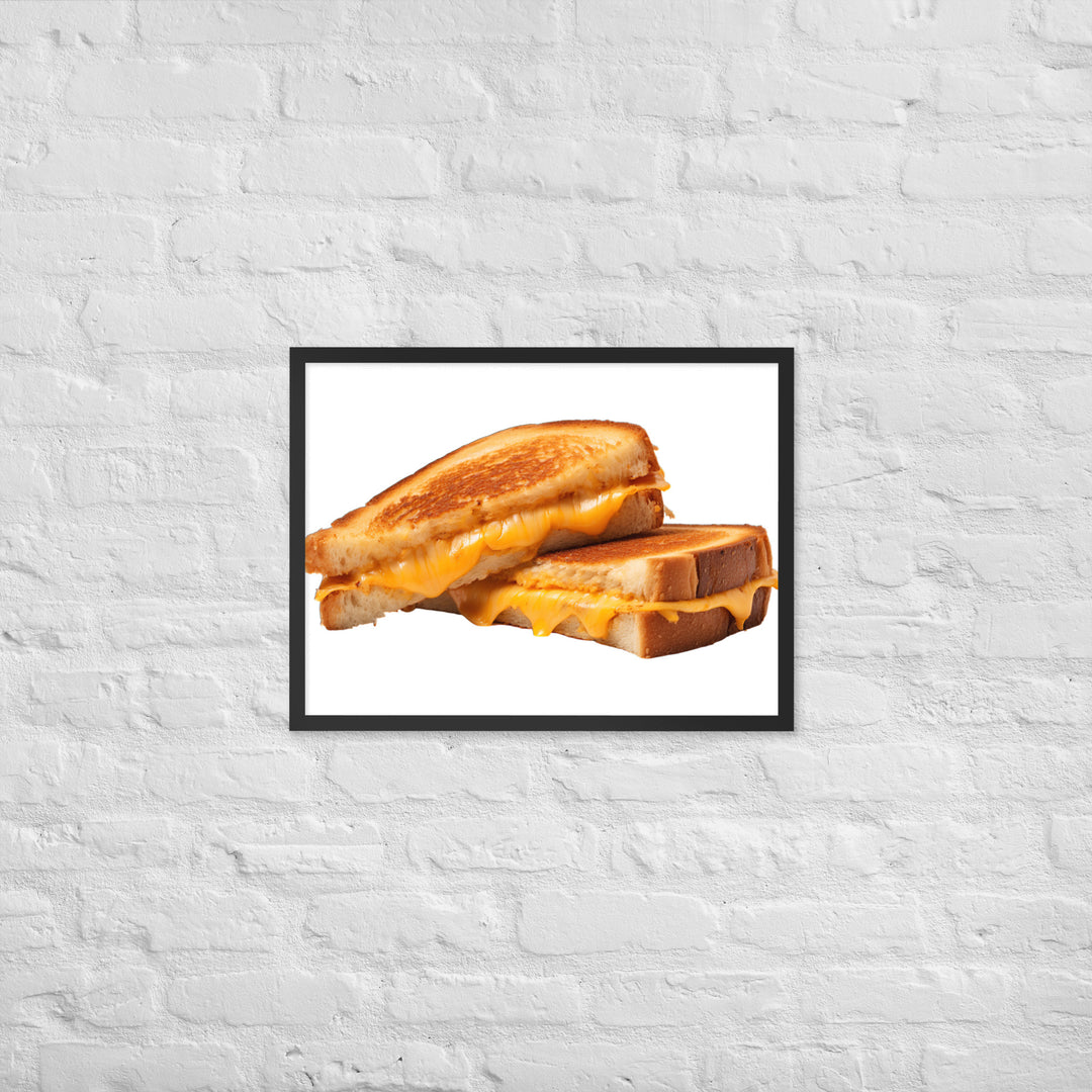 Grilled Cheese Sandwich Framed poster 🤤 from Yumify.AI