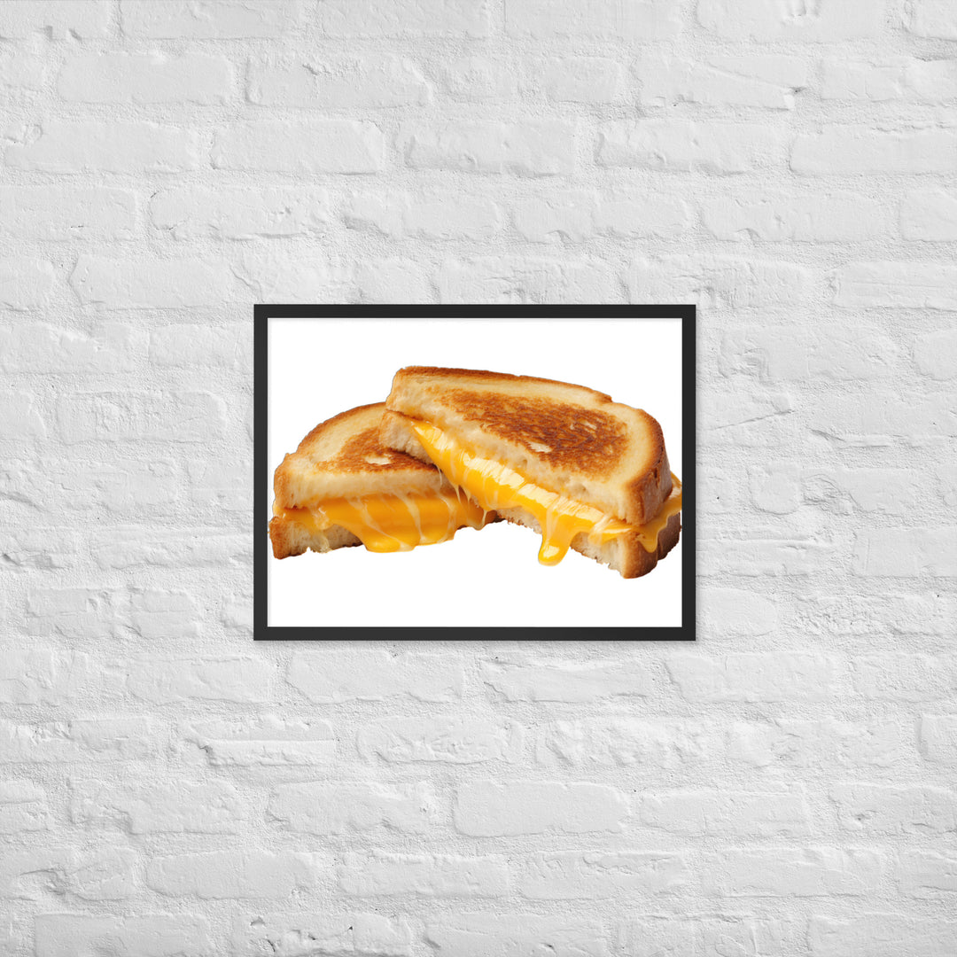 Grilled Cheese Sandwich Framed poster 🤤 from Yumify.AI