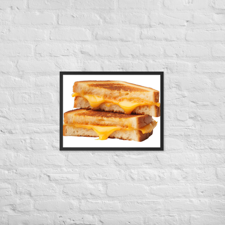 Grilled Cheese Sandwich Framed poster 🤤 from Yumify.AI