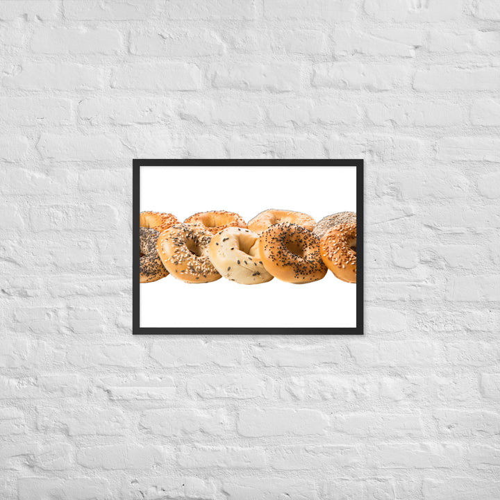 Everything Bagel Framed poster 🤤 from Yumify.AI