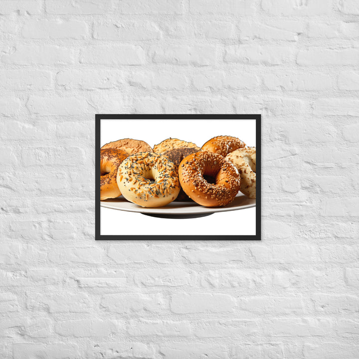 Everything Bagel Framed poster 🤤 from Yumify.AI